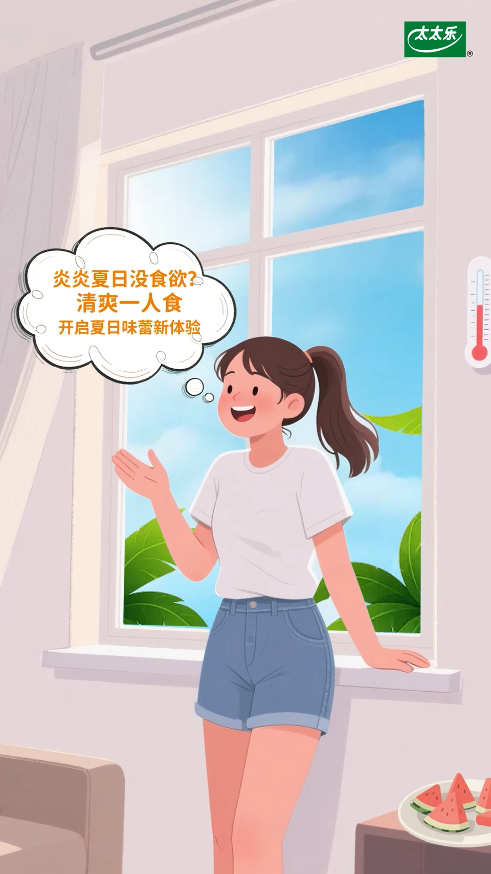 夏日主题动画画面